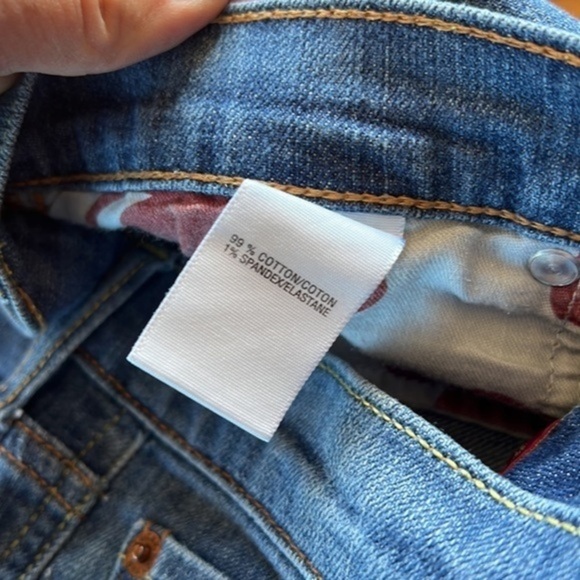 Lucky Brand sweet and low cropped jeans size 6 28 - Picture 4 of 4